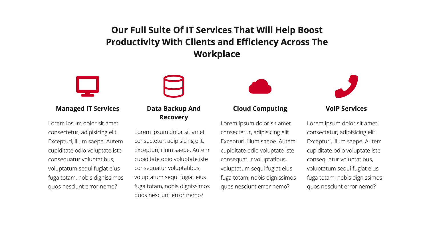 Services Variation 4